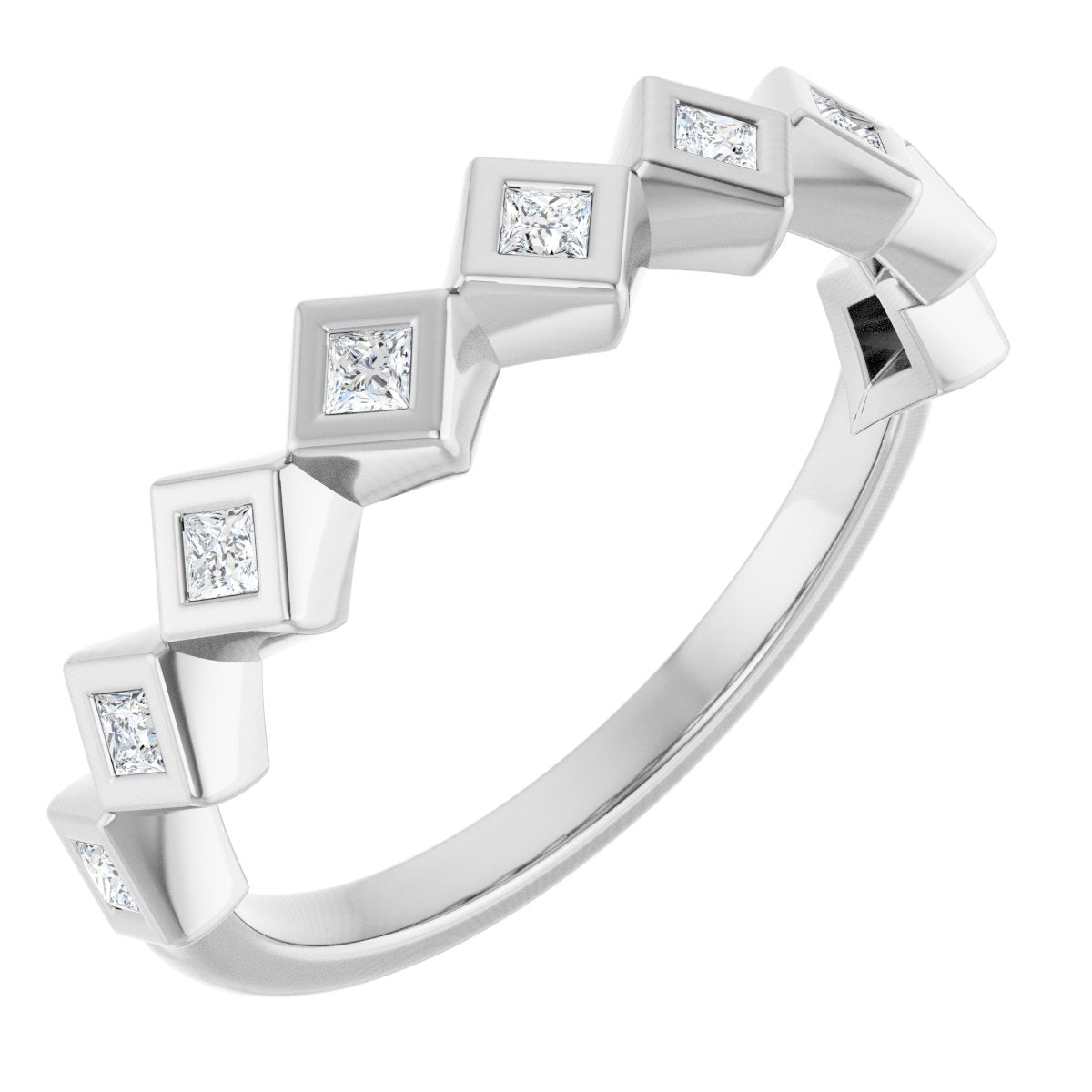 Bezel-Set Anniversary Band