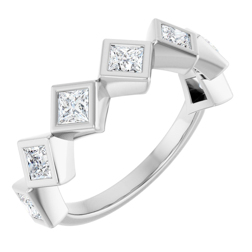 Bezel-Set Anniversary Band