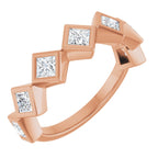 Bezel-Set Anniversary Band