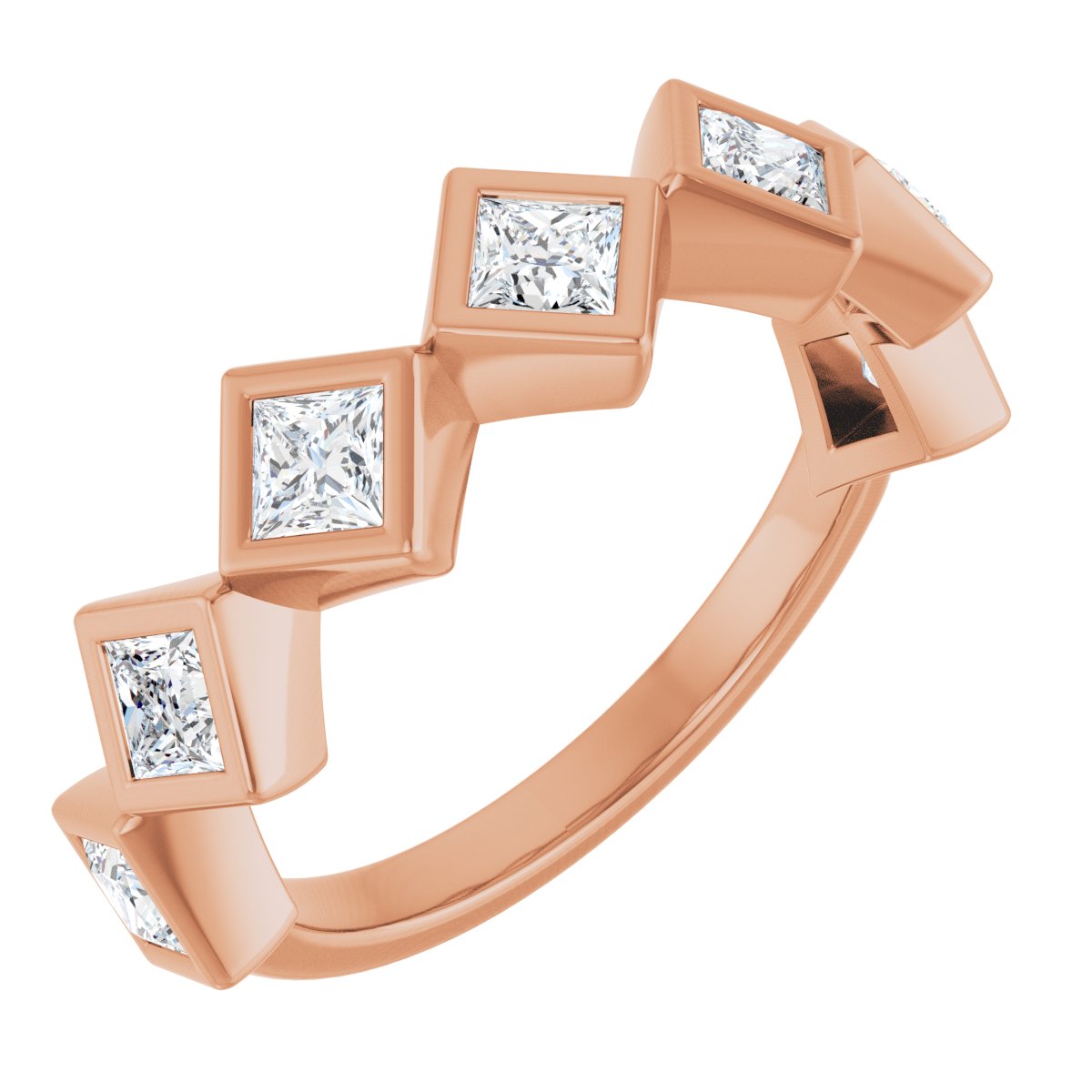 Bezel-Set Anniversary Band