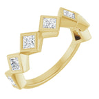 Bezel-Set Anniversary Band