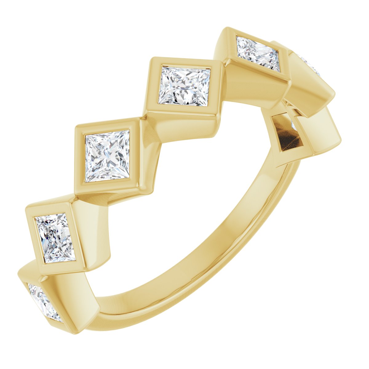 Bezel-Set Anniversary Band