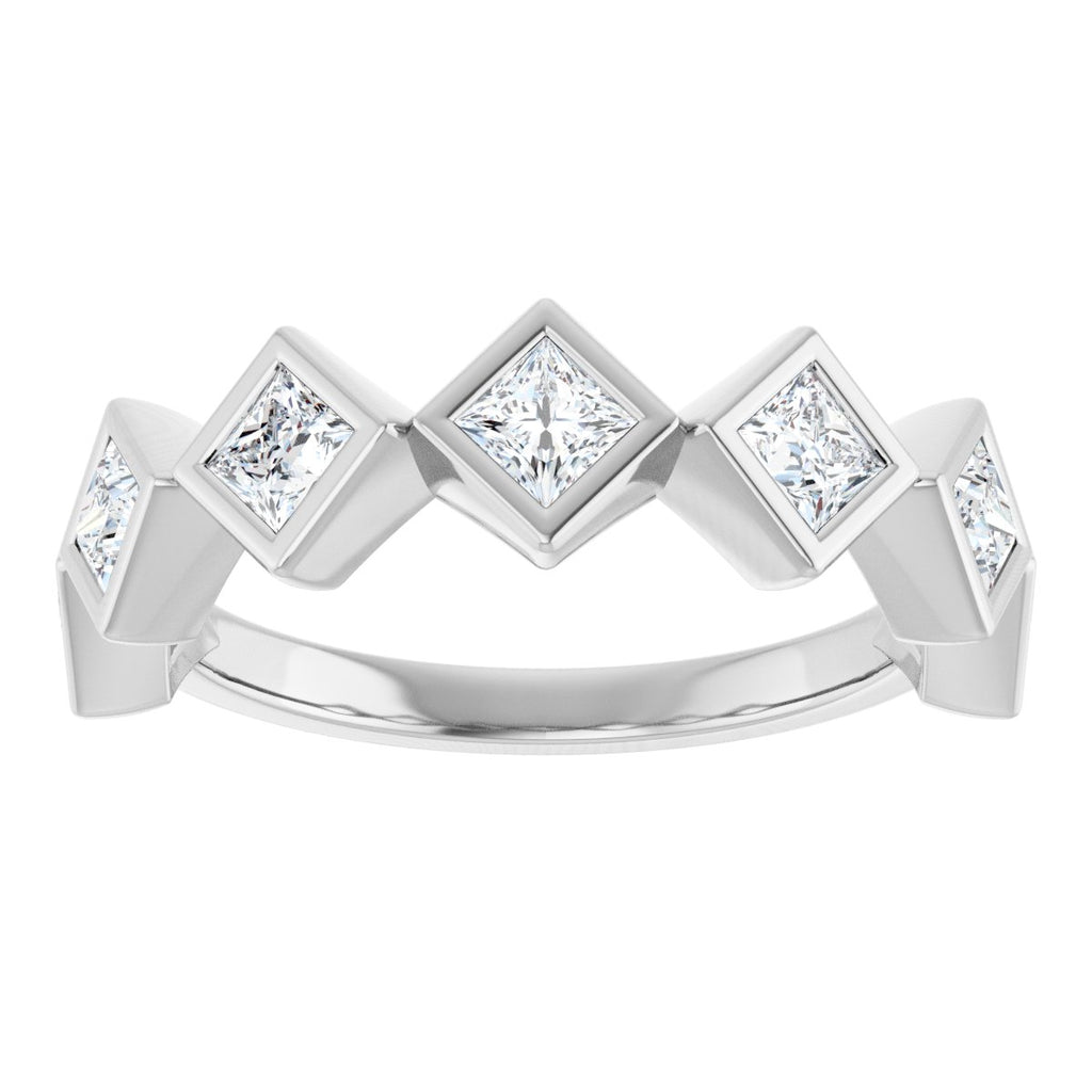 Bezel-Set Anniversary Band