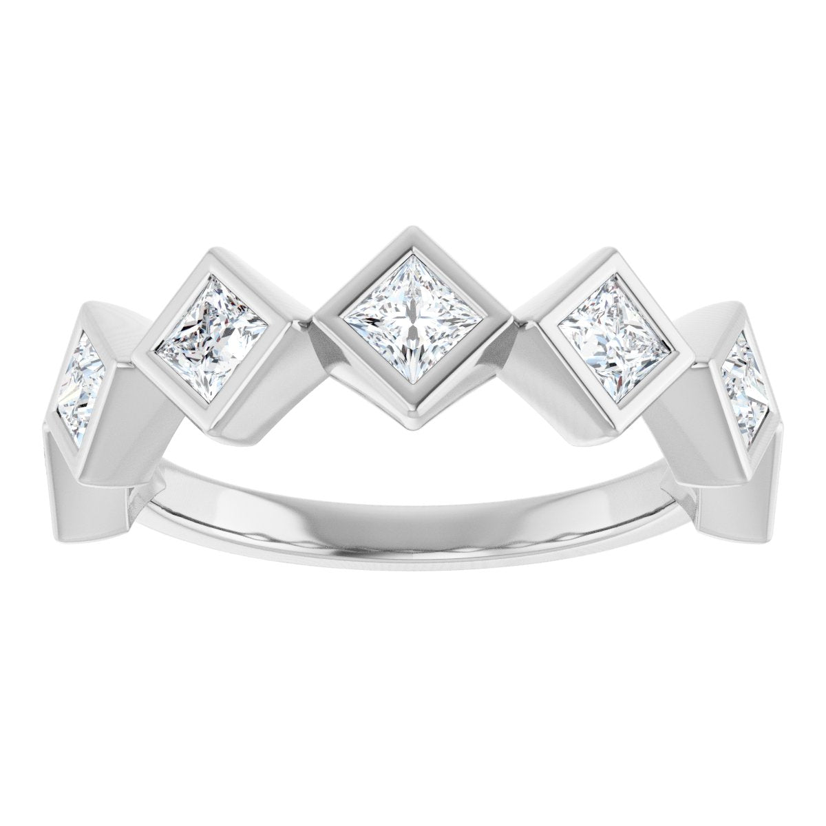 Bezel-Set Anniversary Band