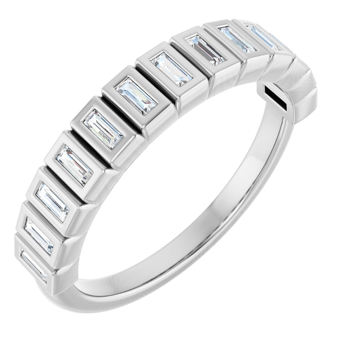 Bezel-Set Anniversary Band