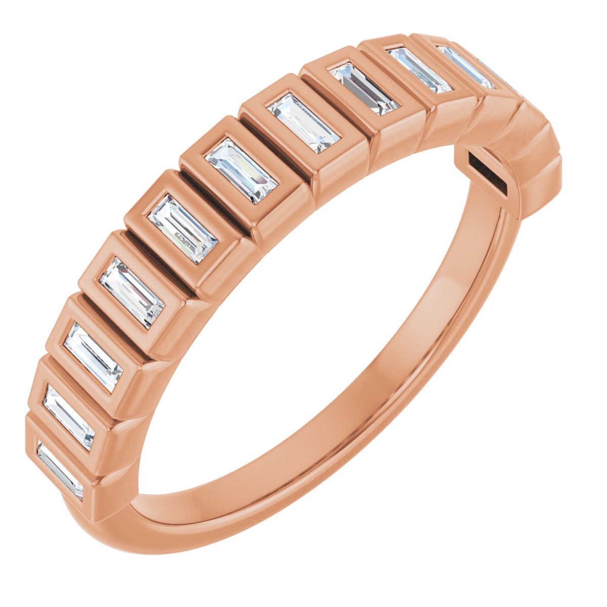 Bezel-Set Anniversary Band