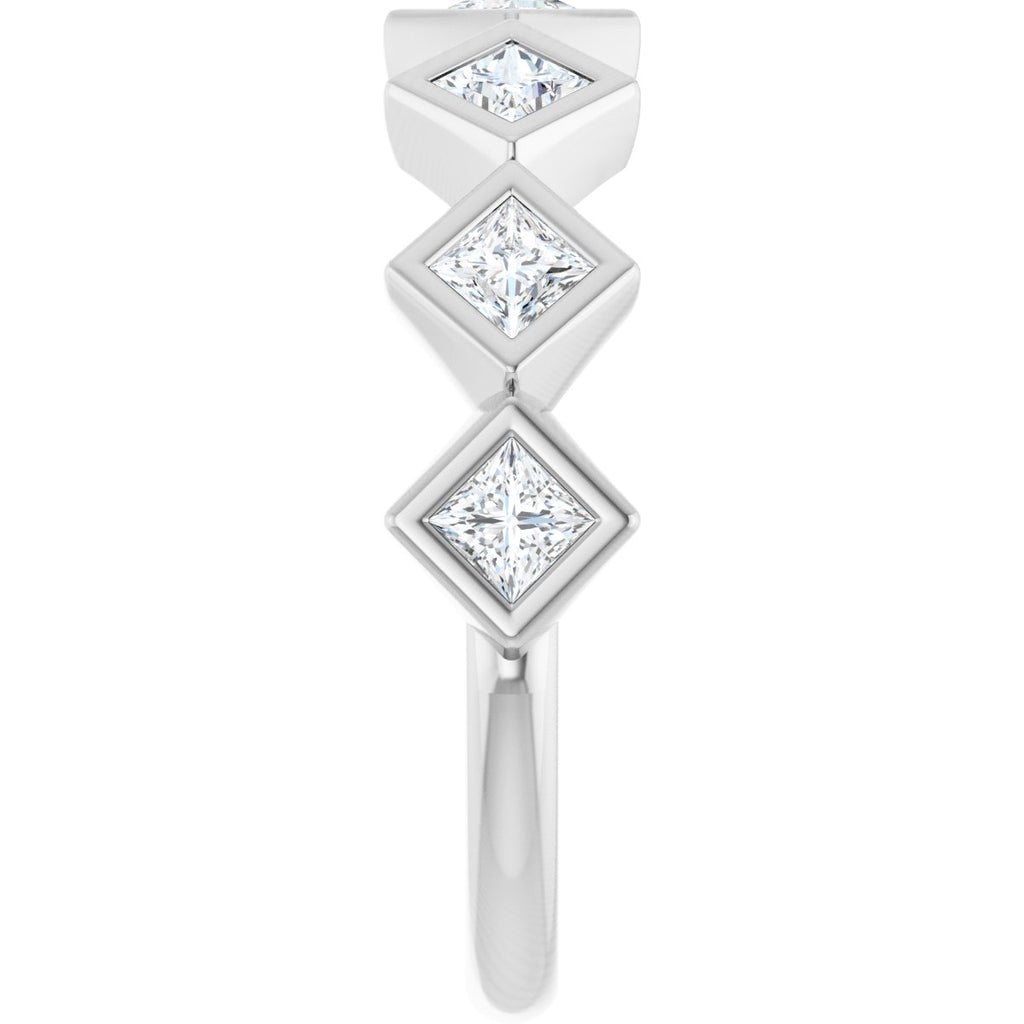 Bezel-Set Anniversary Band