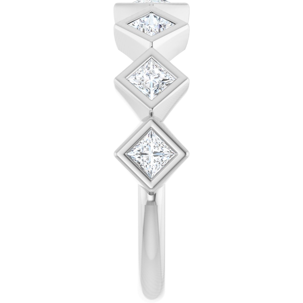Bezel-Set Anniversary Band