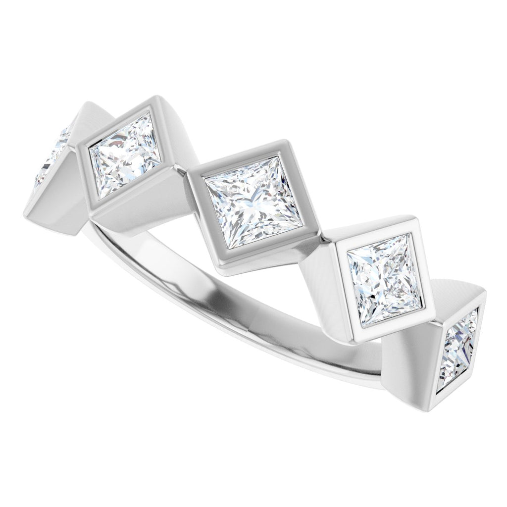 Bezel-Set Anniversary Band