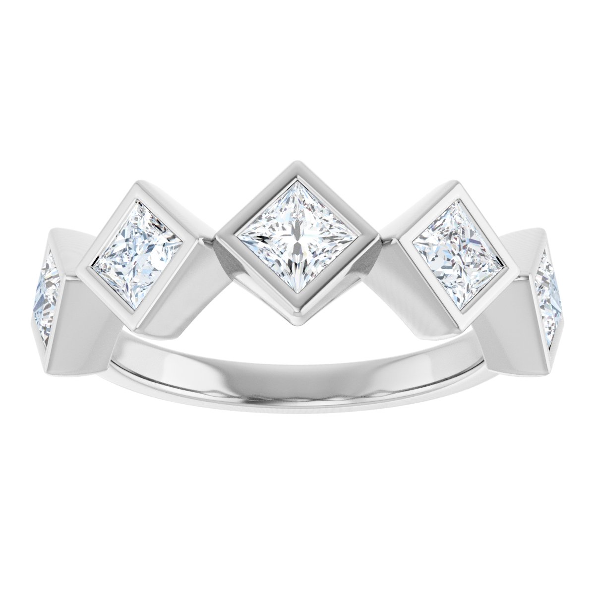 Bezel-Set Anniversary Band
