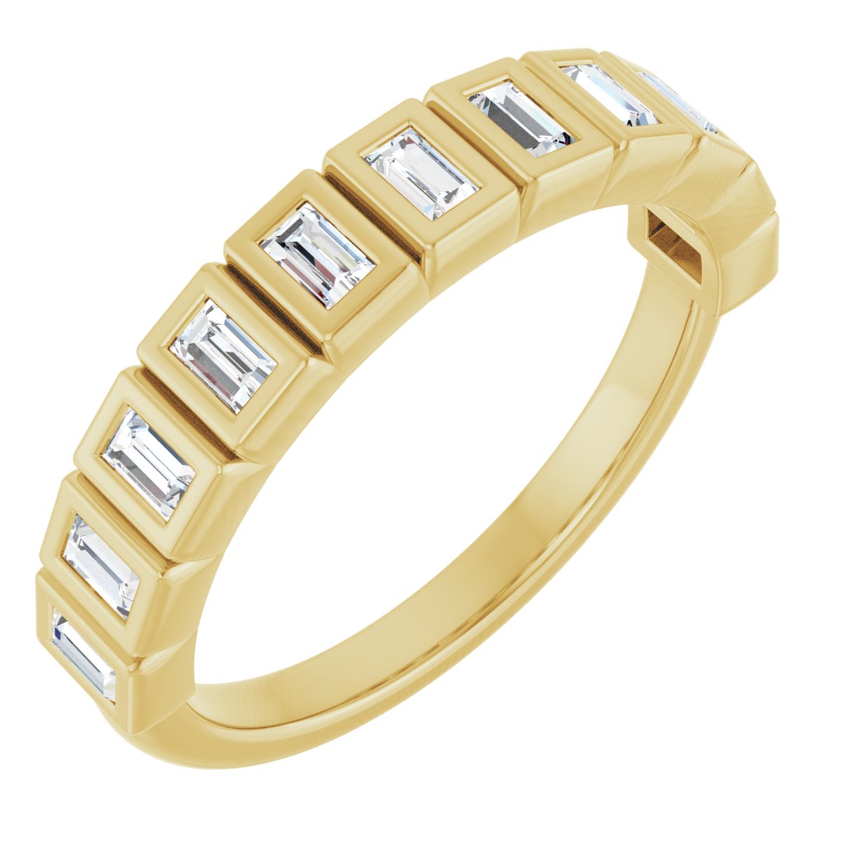 Bezel-Set Anniversary Band