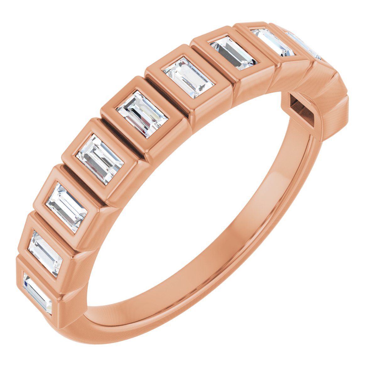 Bezel-Set Anniversary Band