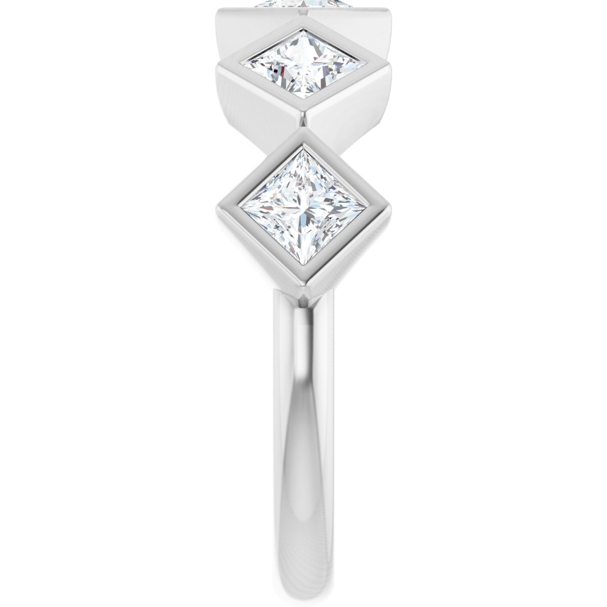 Bezel-Set Anniversary Band