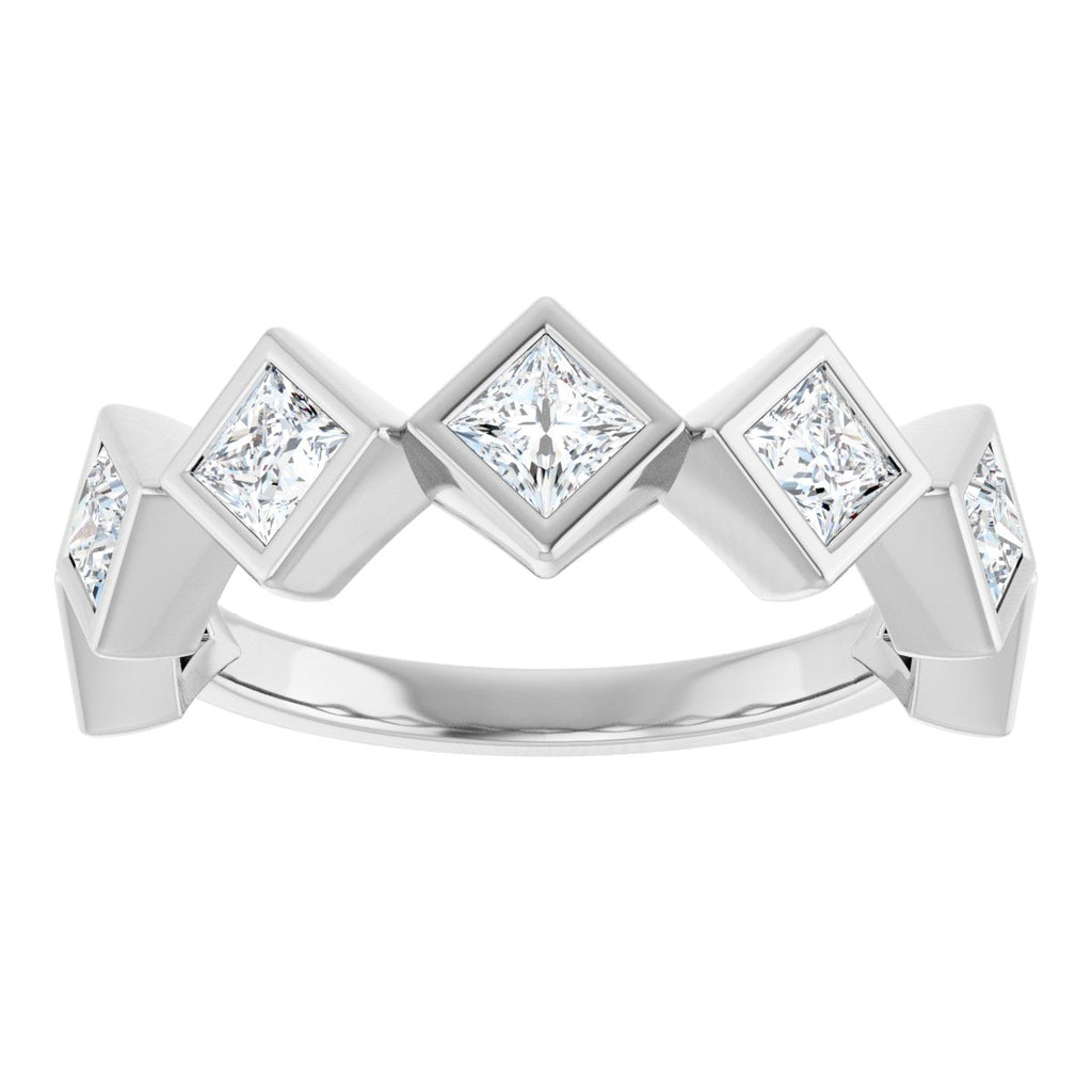 Bezel-Set Anniversary Band