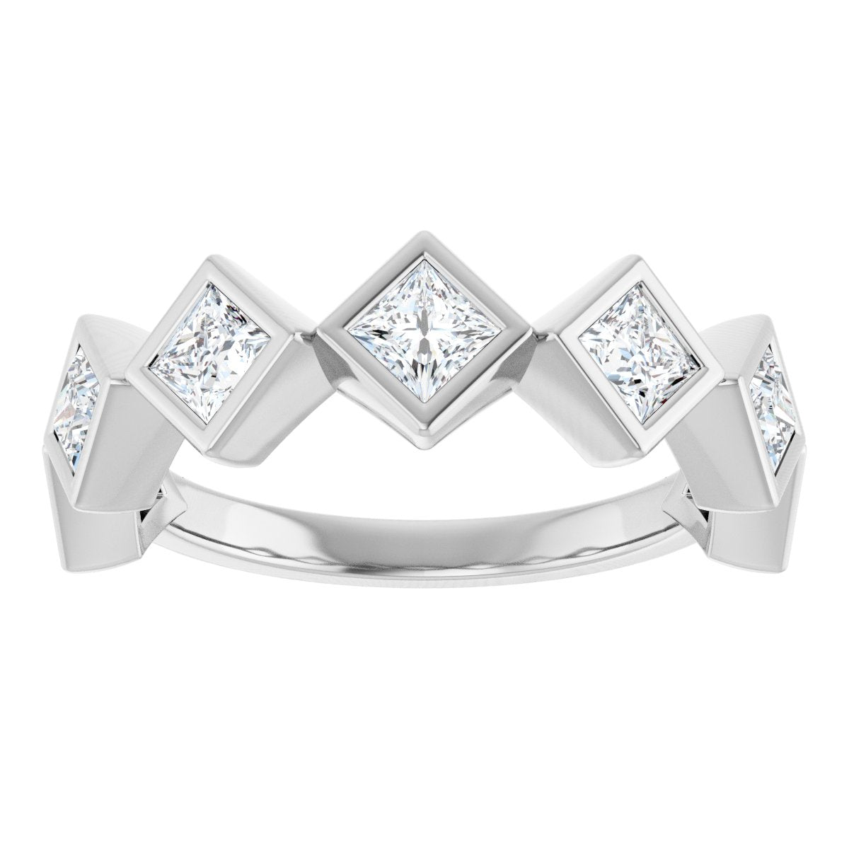 Bezel-Set Anniversary Band