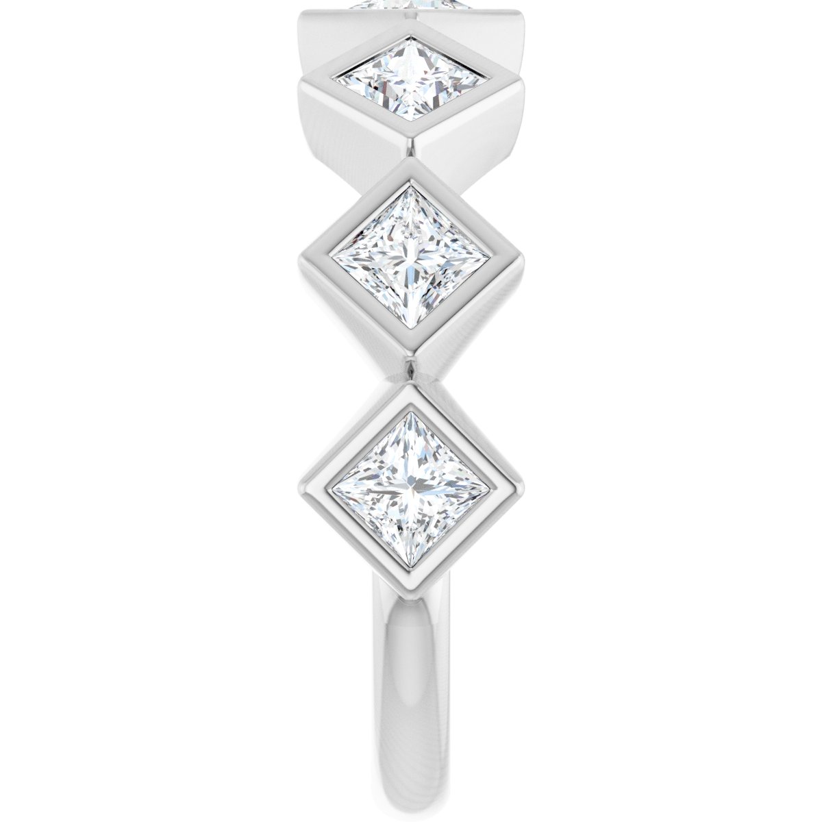 Bezel-Set Anniversary Band