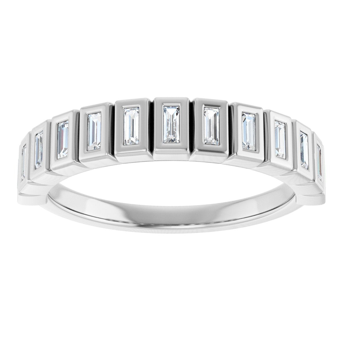 Bezel-Set Anniversary Band