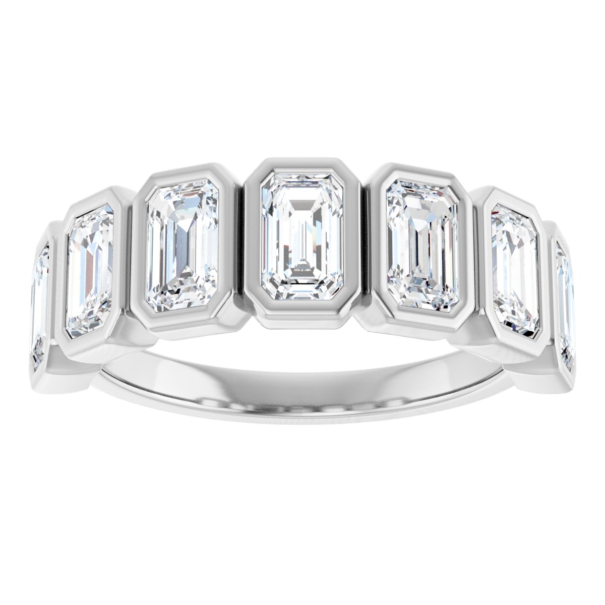 Bezel-Set Anniversary Band