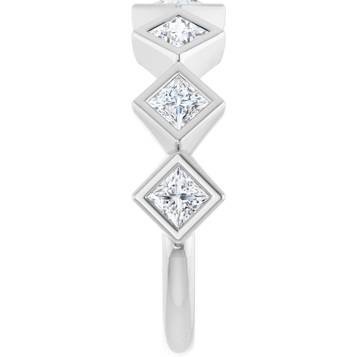 Bezel-Set Anniversary Band