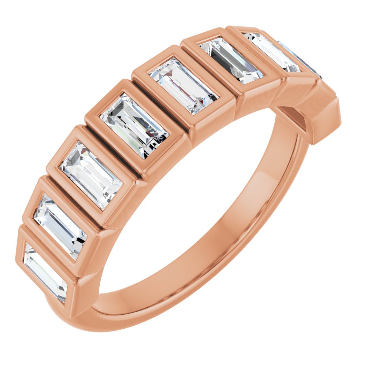 Bezel-Set Anniversary Band