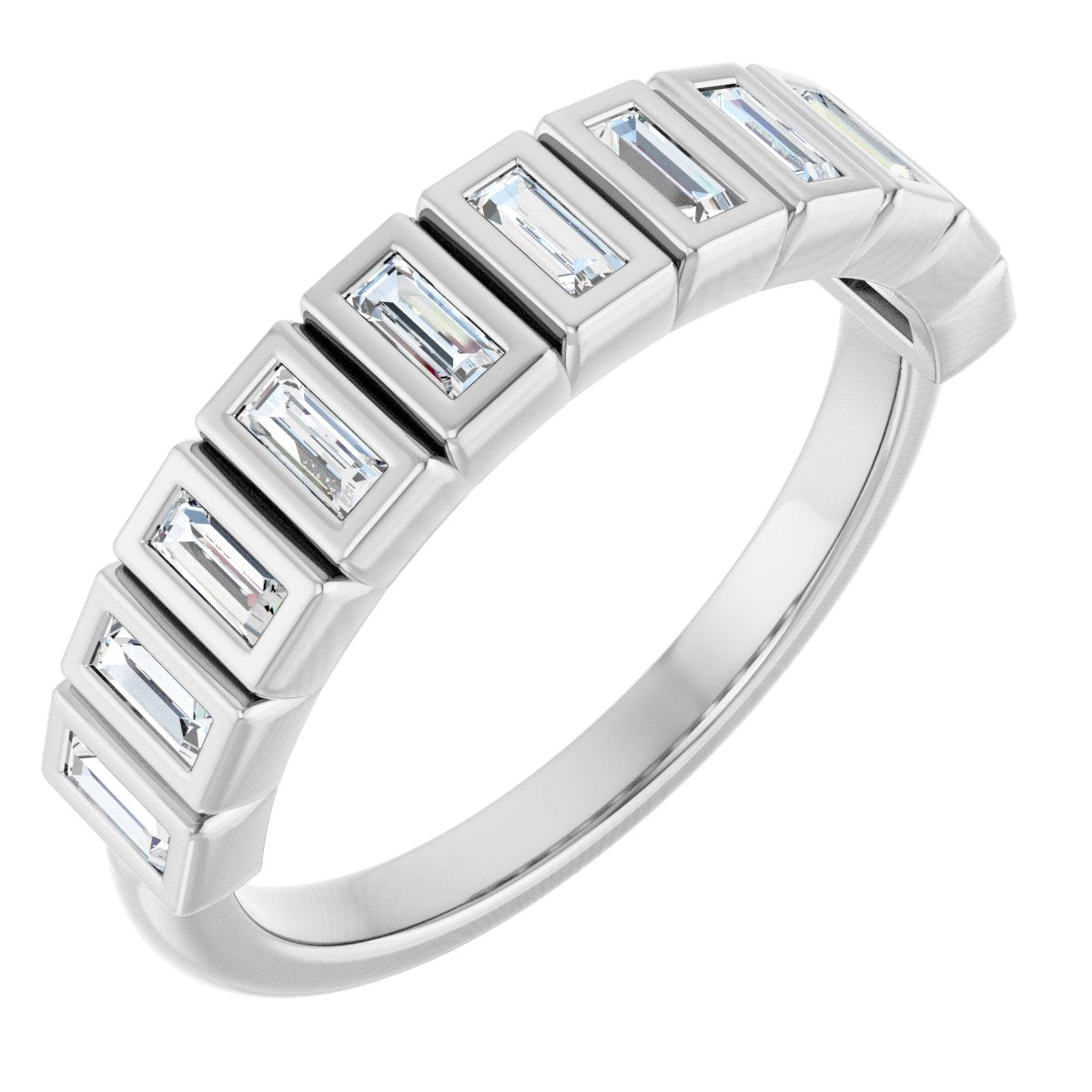 Bezel-Set Anniversary Band