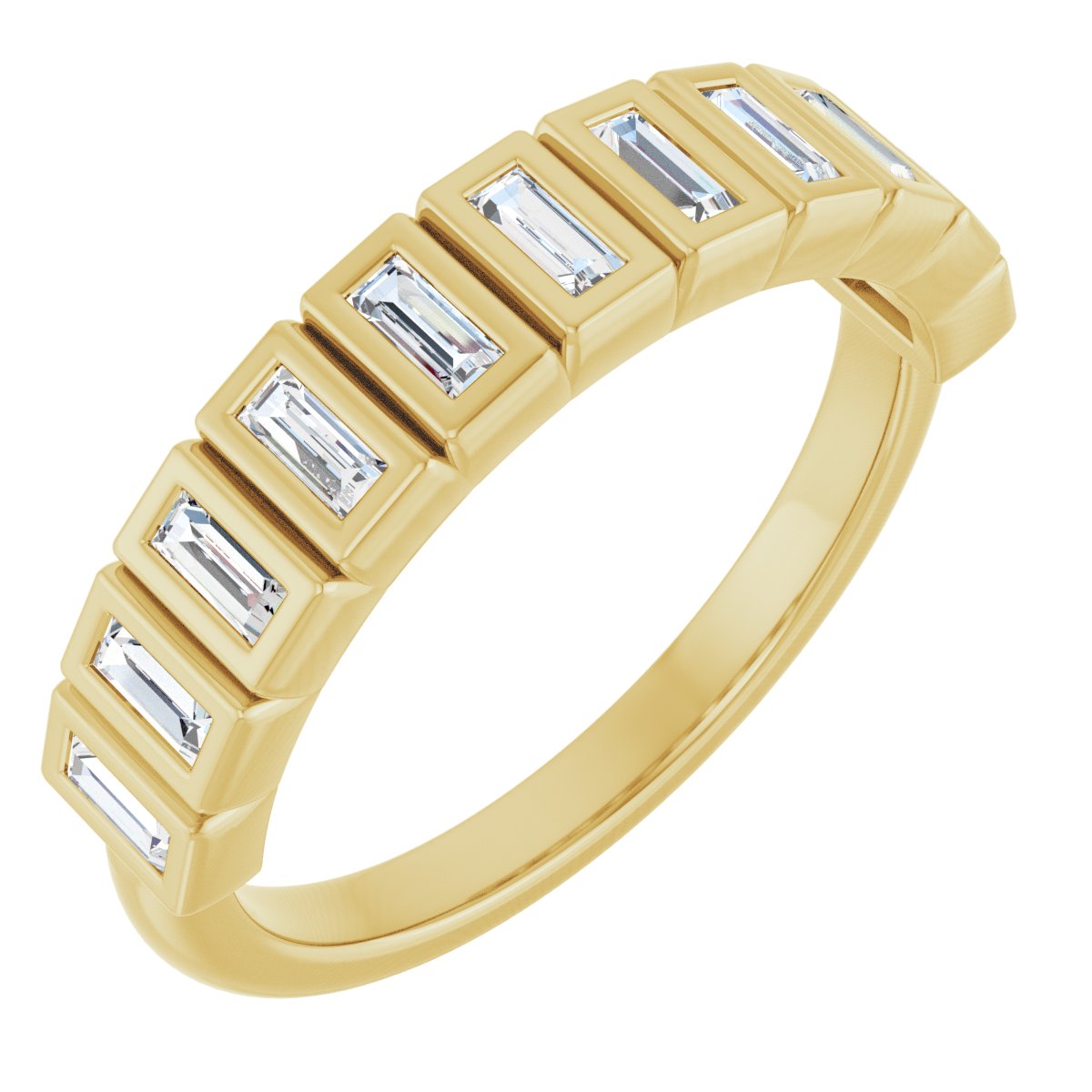 Bezel-Set Anniversary Band