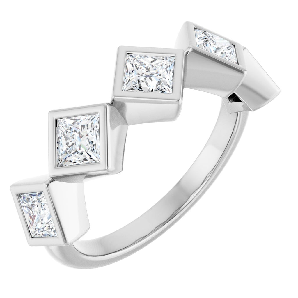 Bezel-Set Anniversary Band