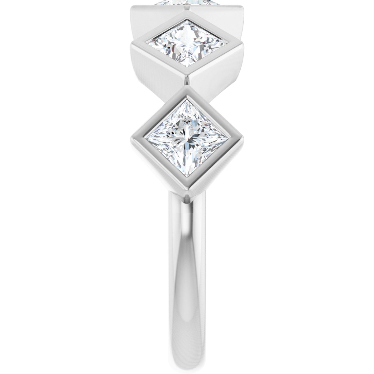 Bezel-Set Anniversary Band