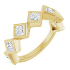 Bezel-Set Anniversary Band