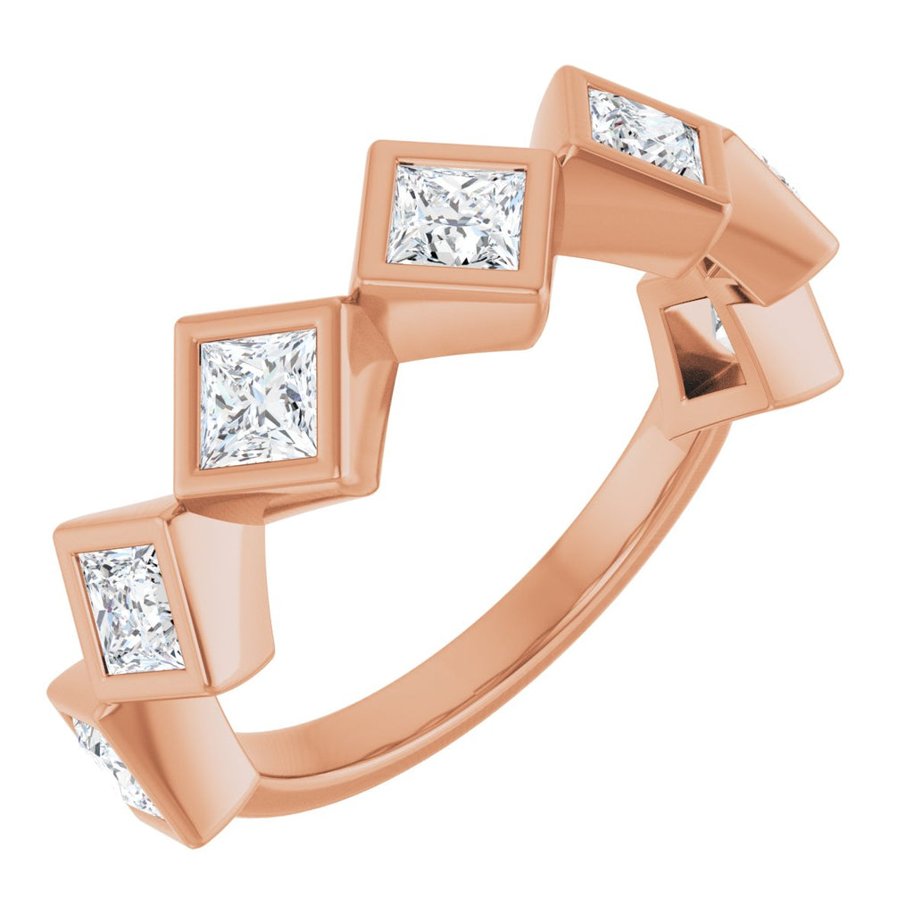 Bezel-Set Anniversary Band