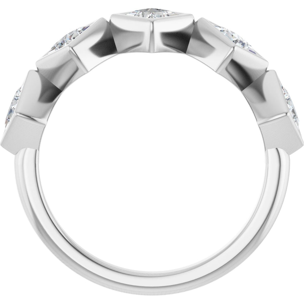 Bezel-Set Anniversary Band