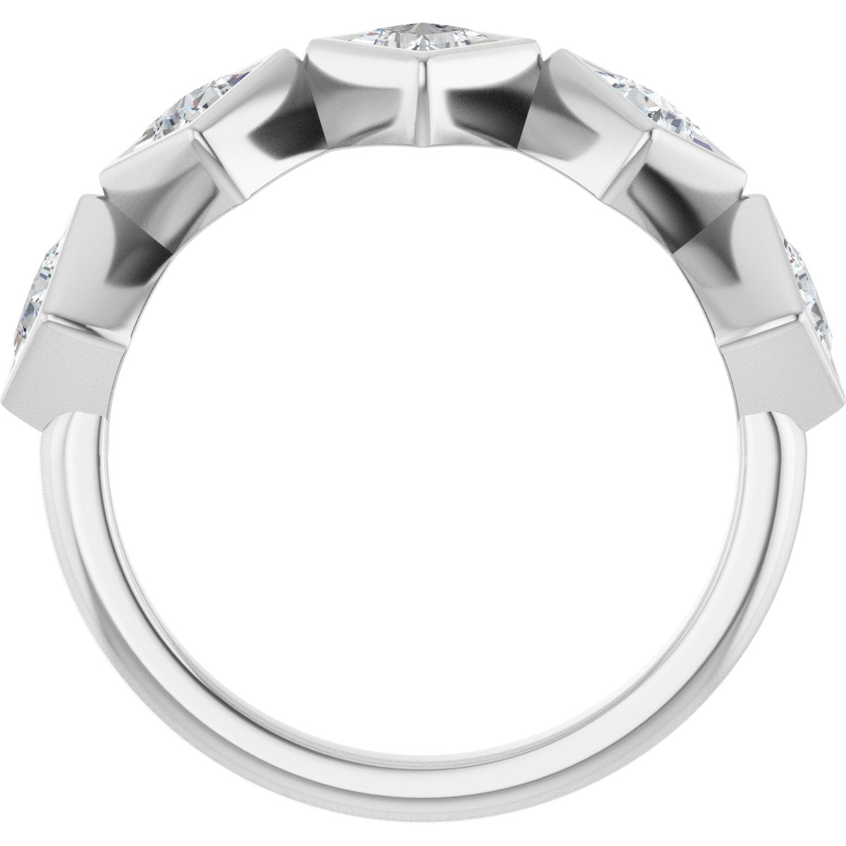 Bezel-Set Anniversary Band