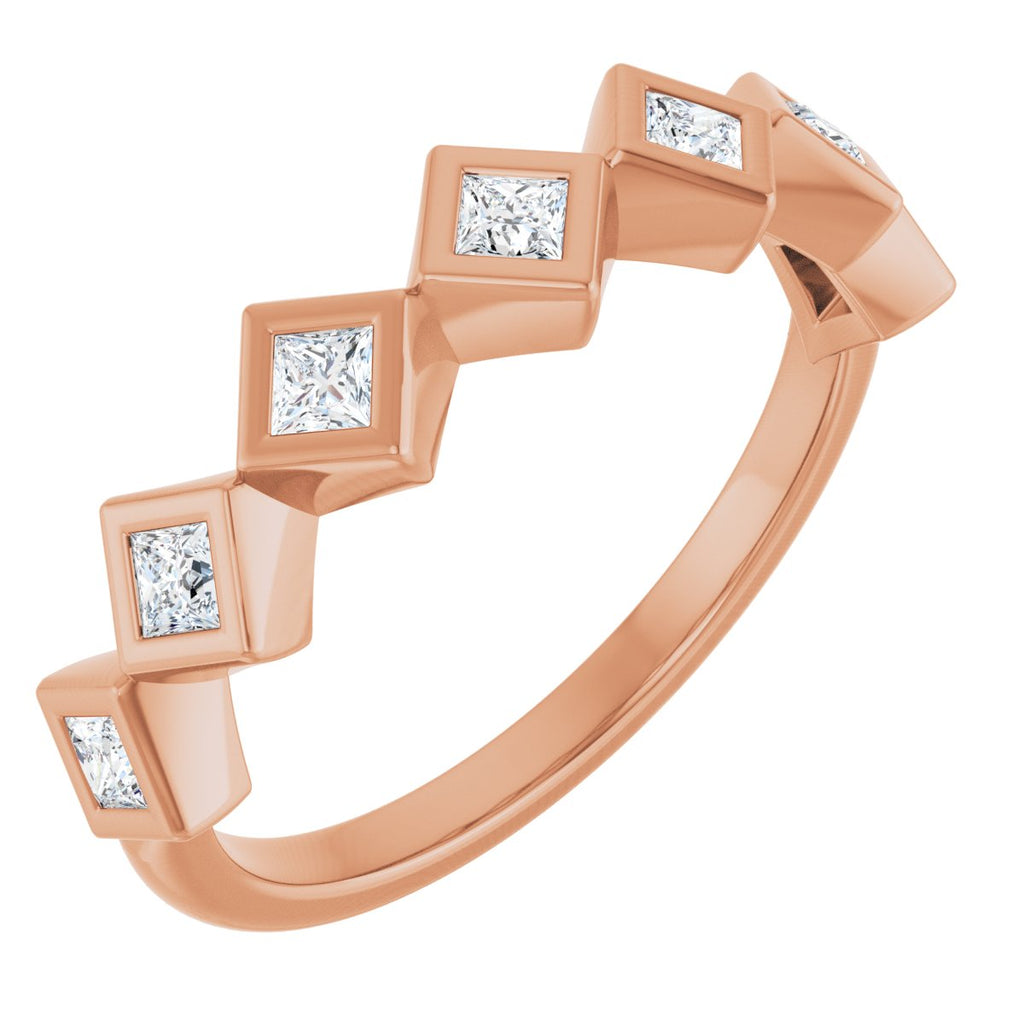 Bezel-Set Anniversary Band