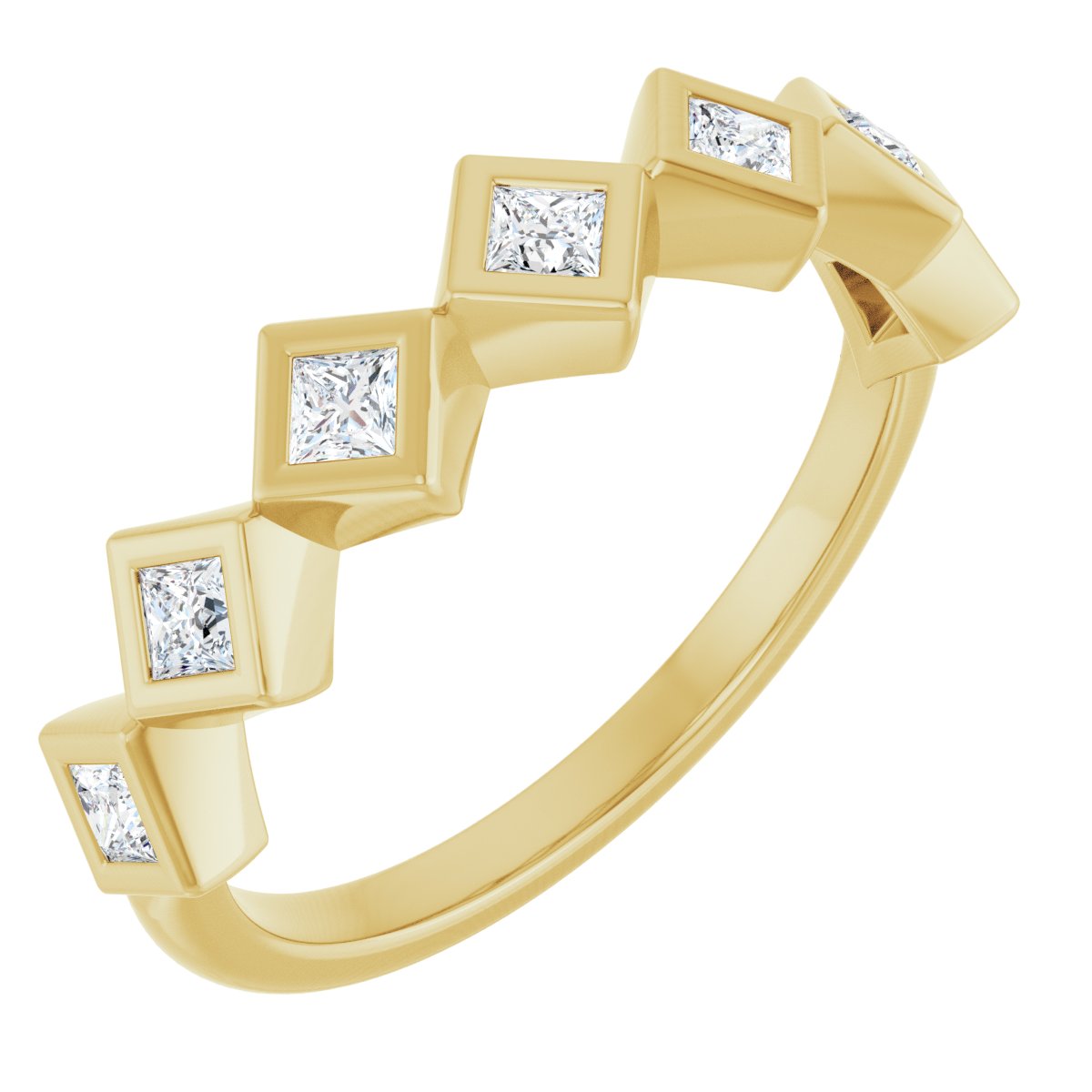 Bezel-Set Anniversary Band