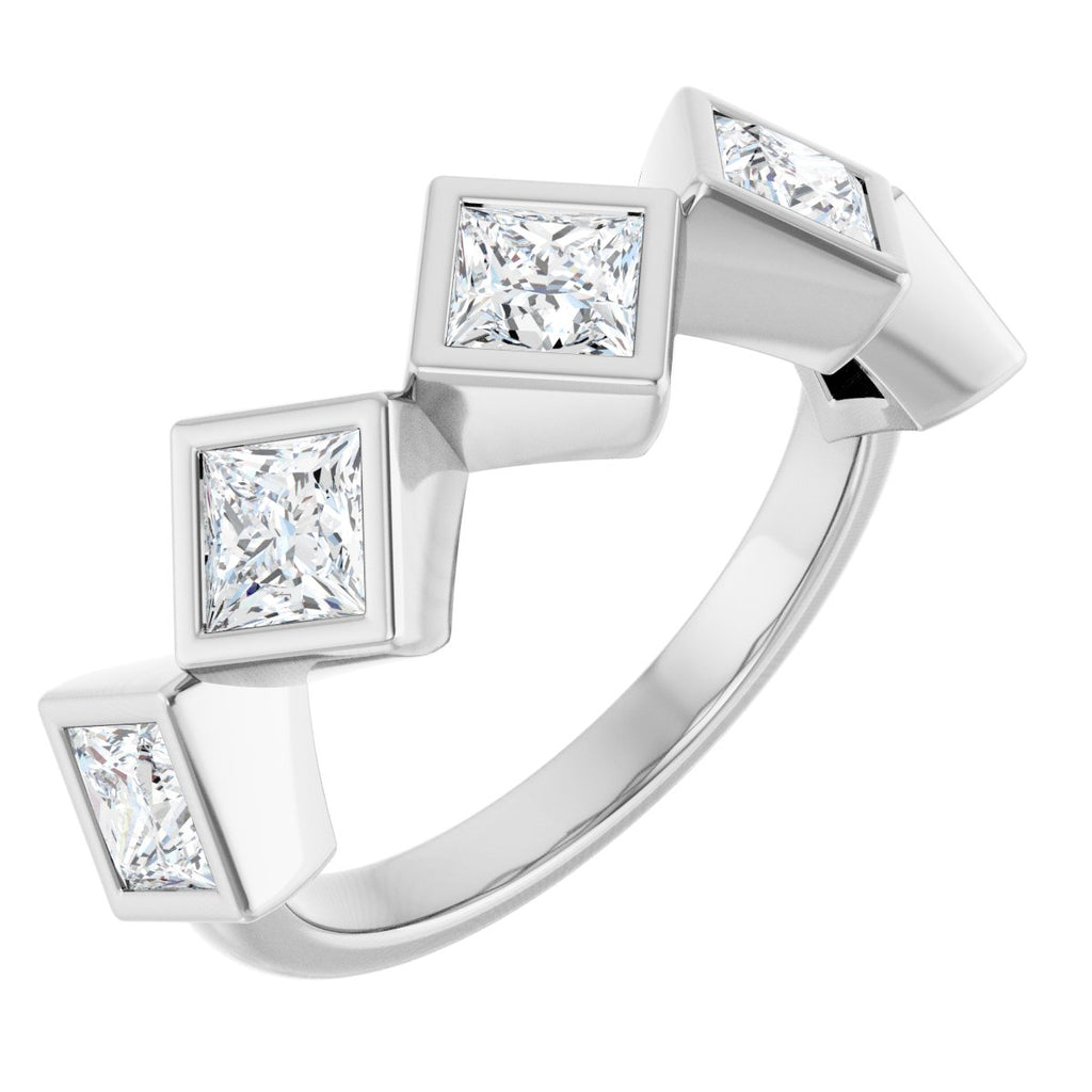 Bezel-Set Anniversary Band