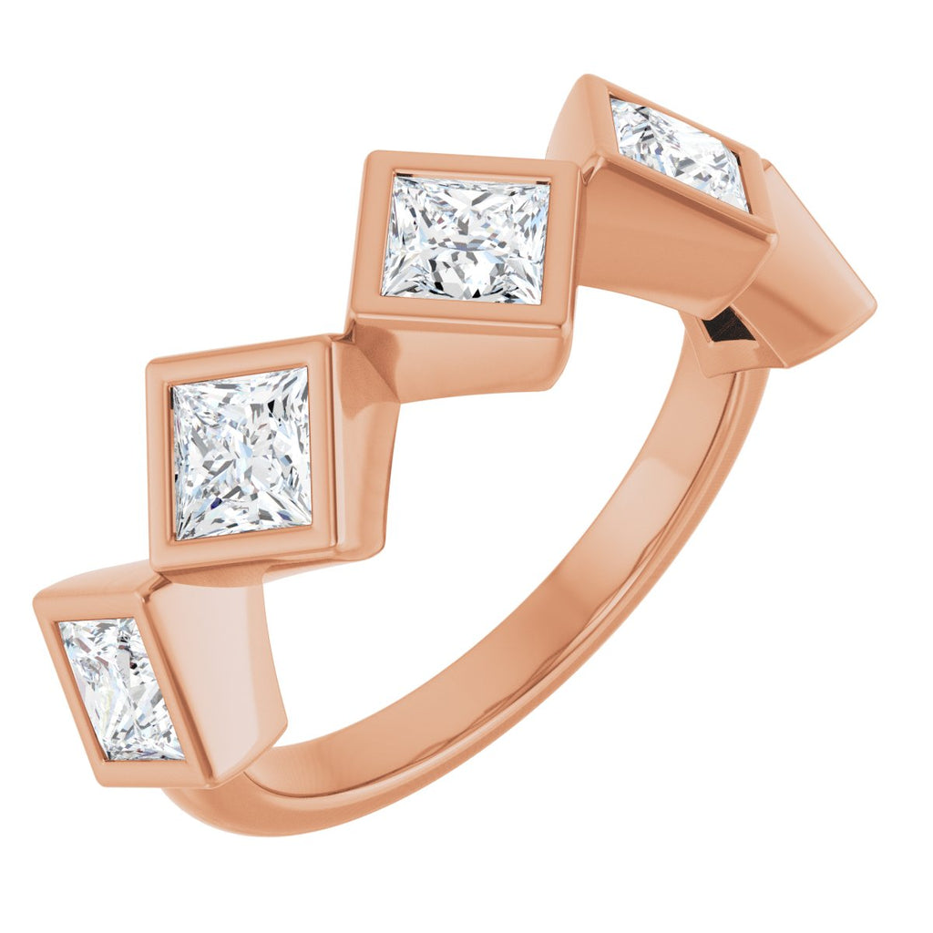 Bezel-Set Anniversary Band