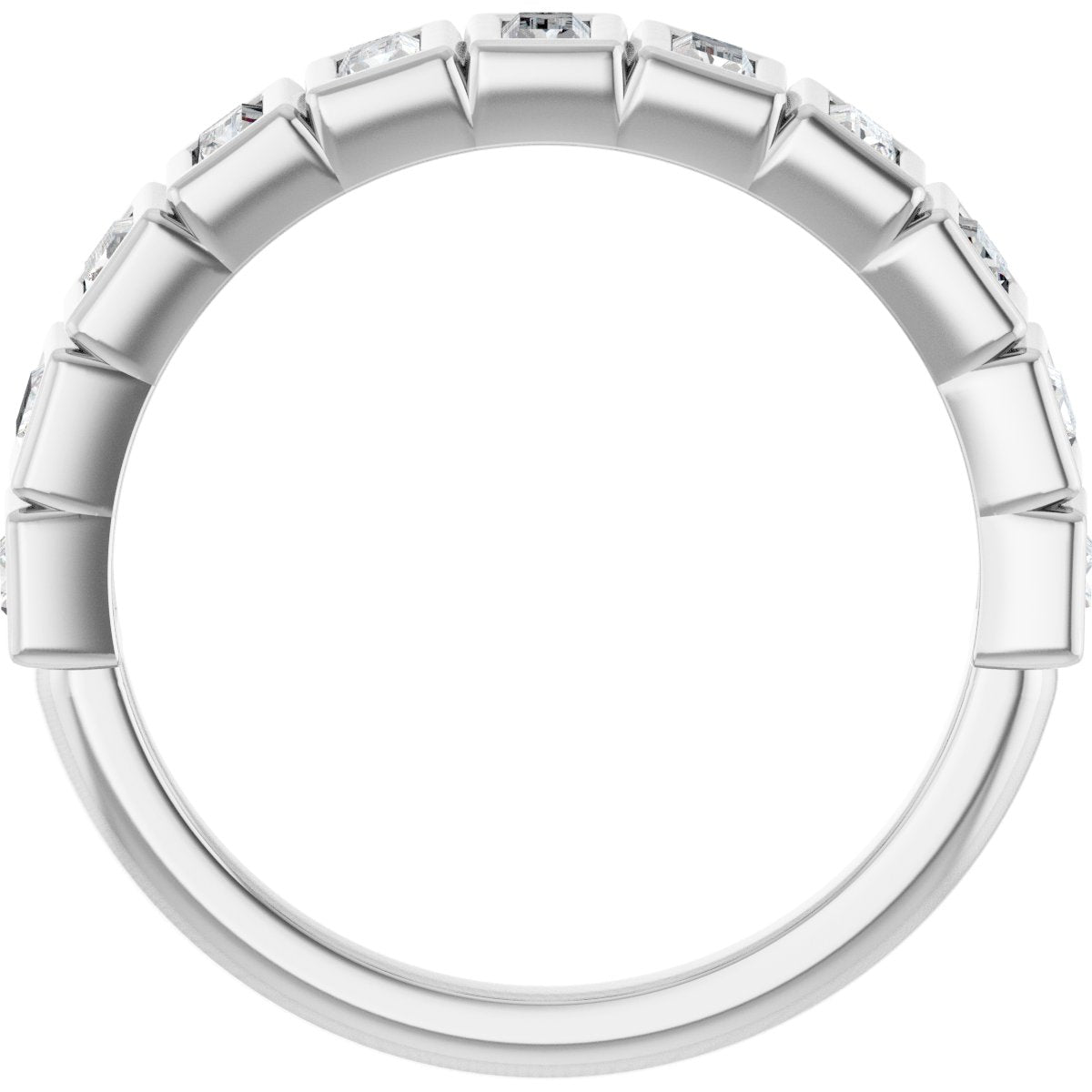 Bezel-Set Anniversary Band