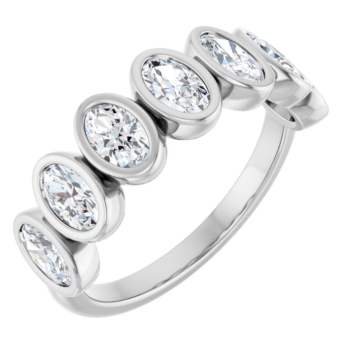 Bezel-Set Anniversary Band