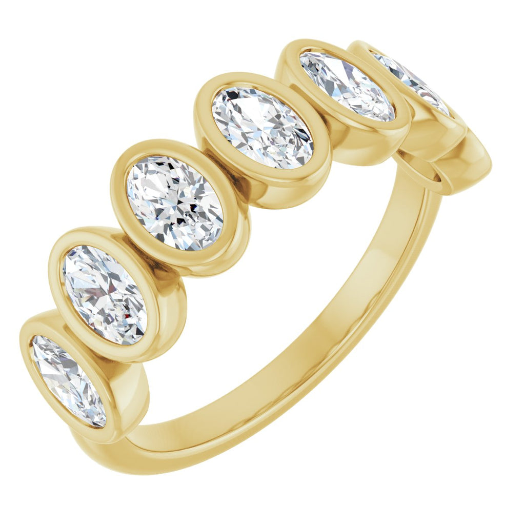 Bezel-Set Anniversary Band