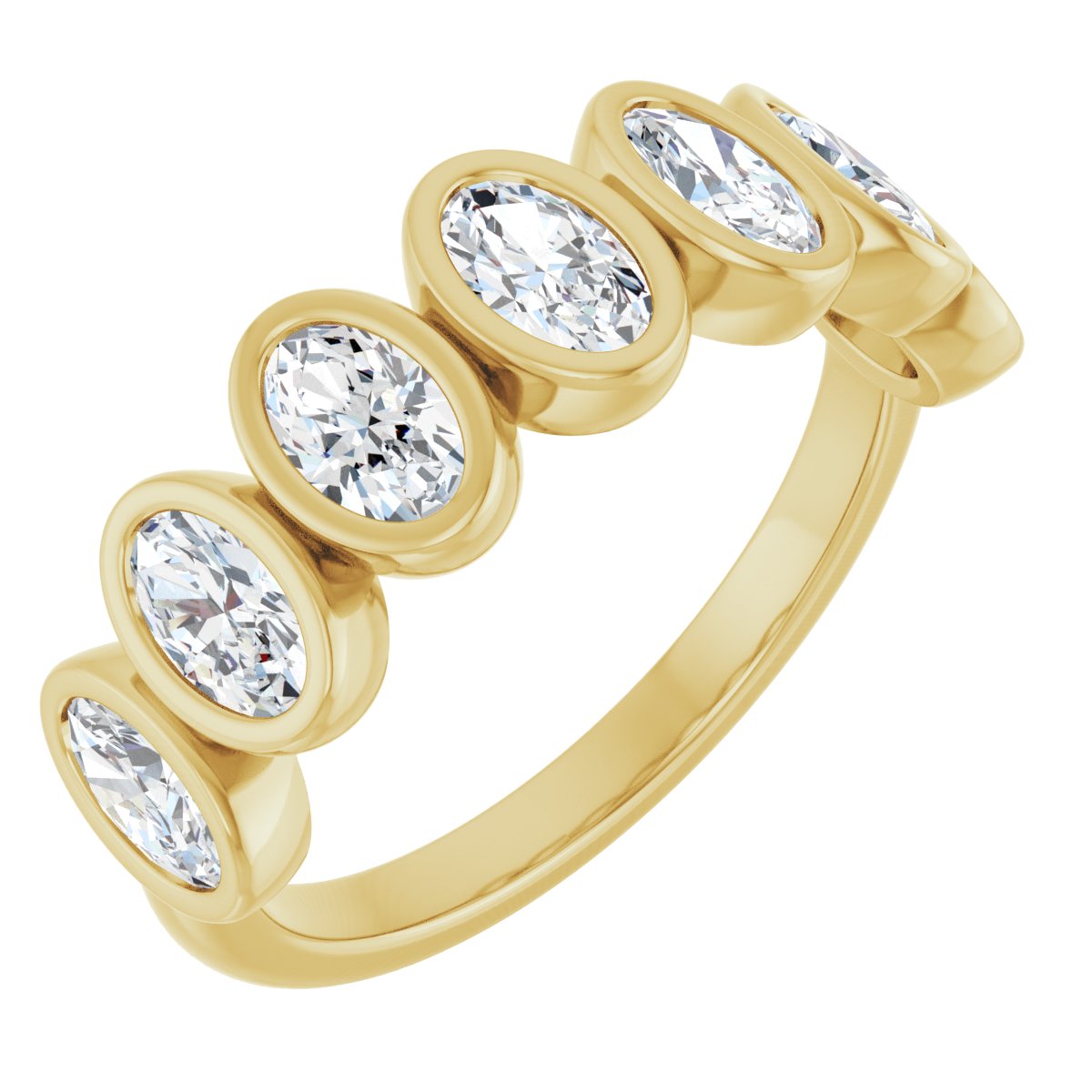 Bezel-Set Anniversary Band