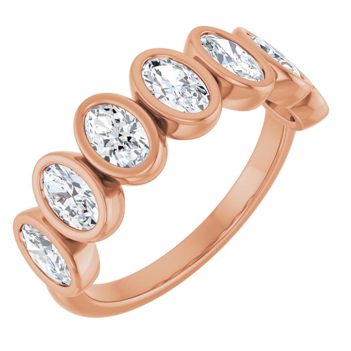 Bezel-Set Anniversary Band