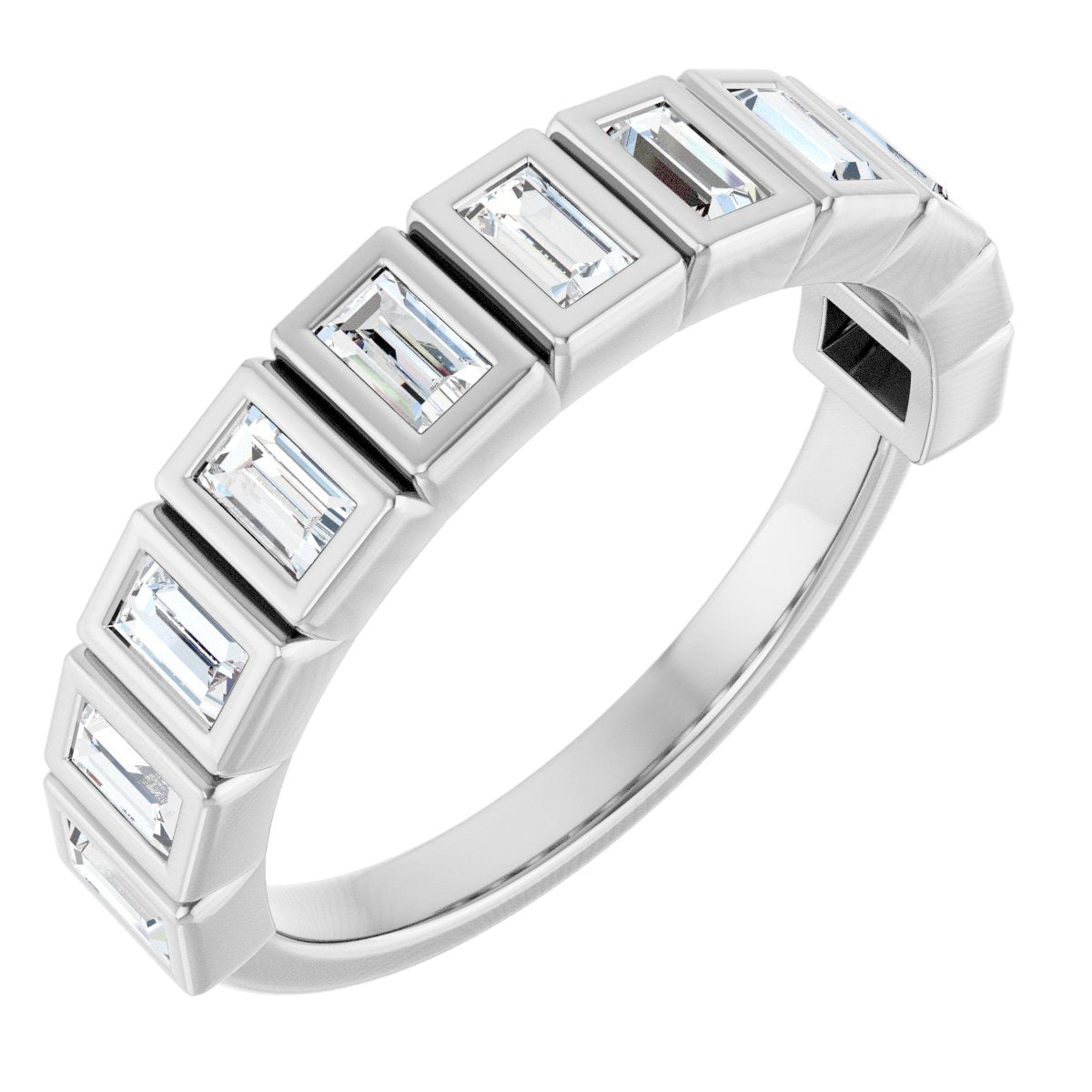 Bezel-Set Anniversary Band