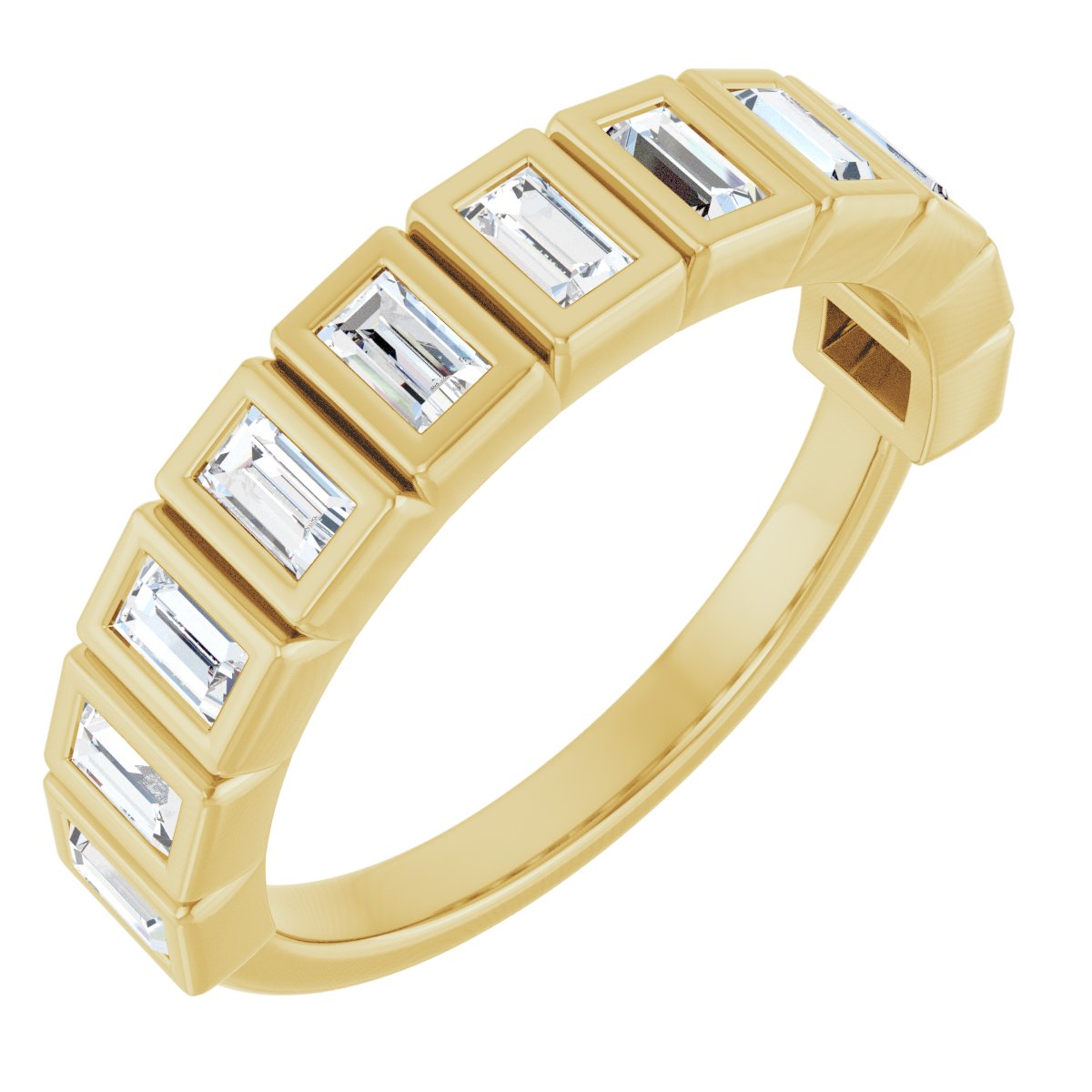Bezel-Set Anniversary Band