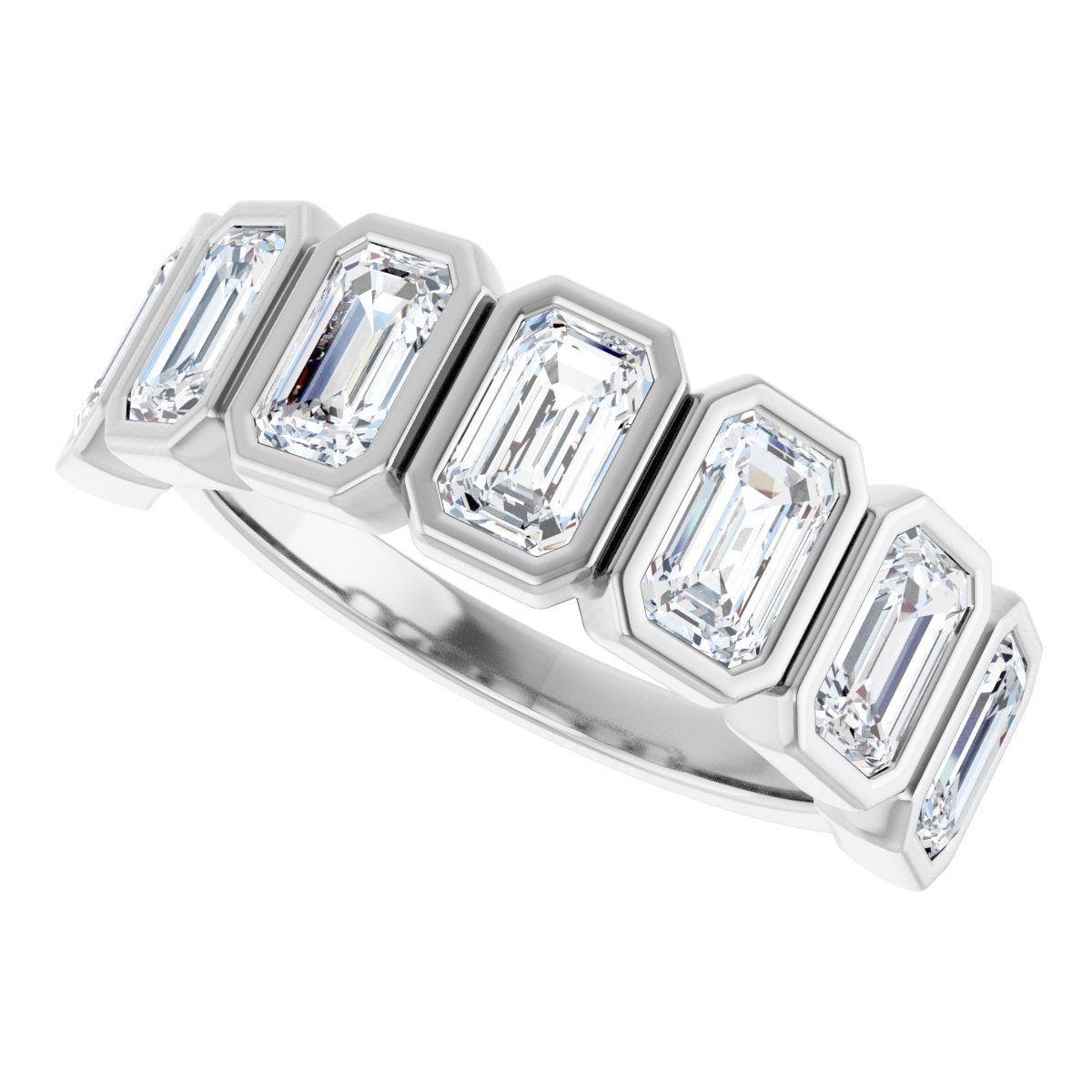 Bezel-Set Anniversary Band