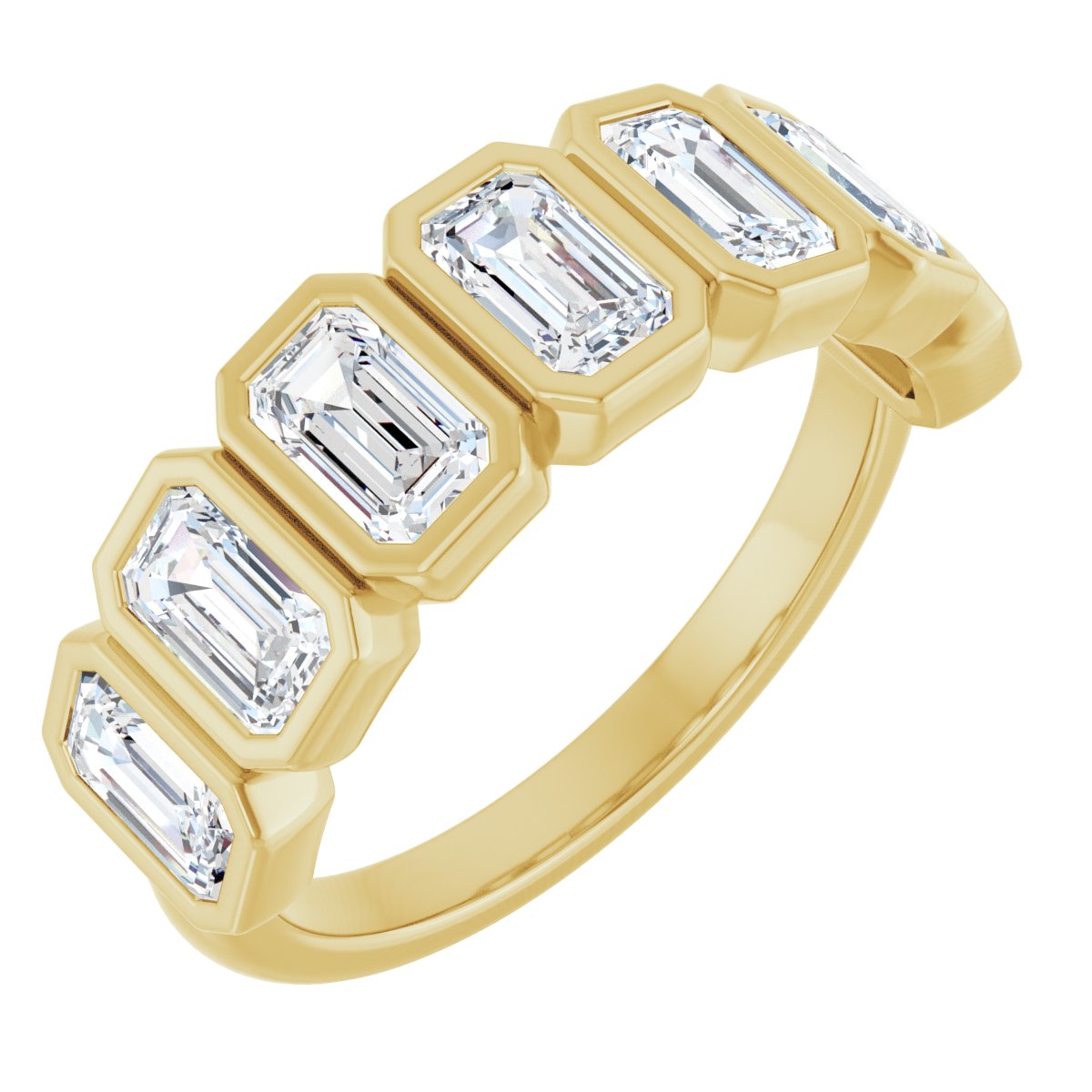 Bezel-Set Anniversary Band