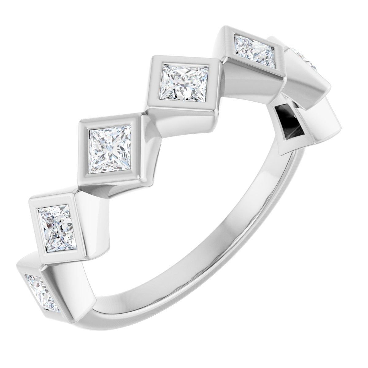 Bezel-Set Anniversary Band