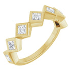 Bezel-Set Anniversary Band