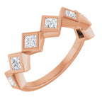 Bezel-Set Anniversary Band