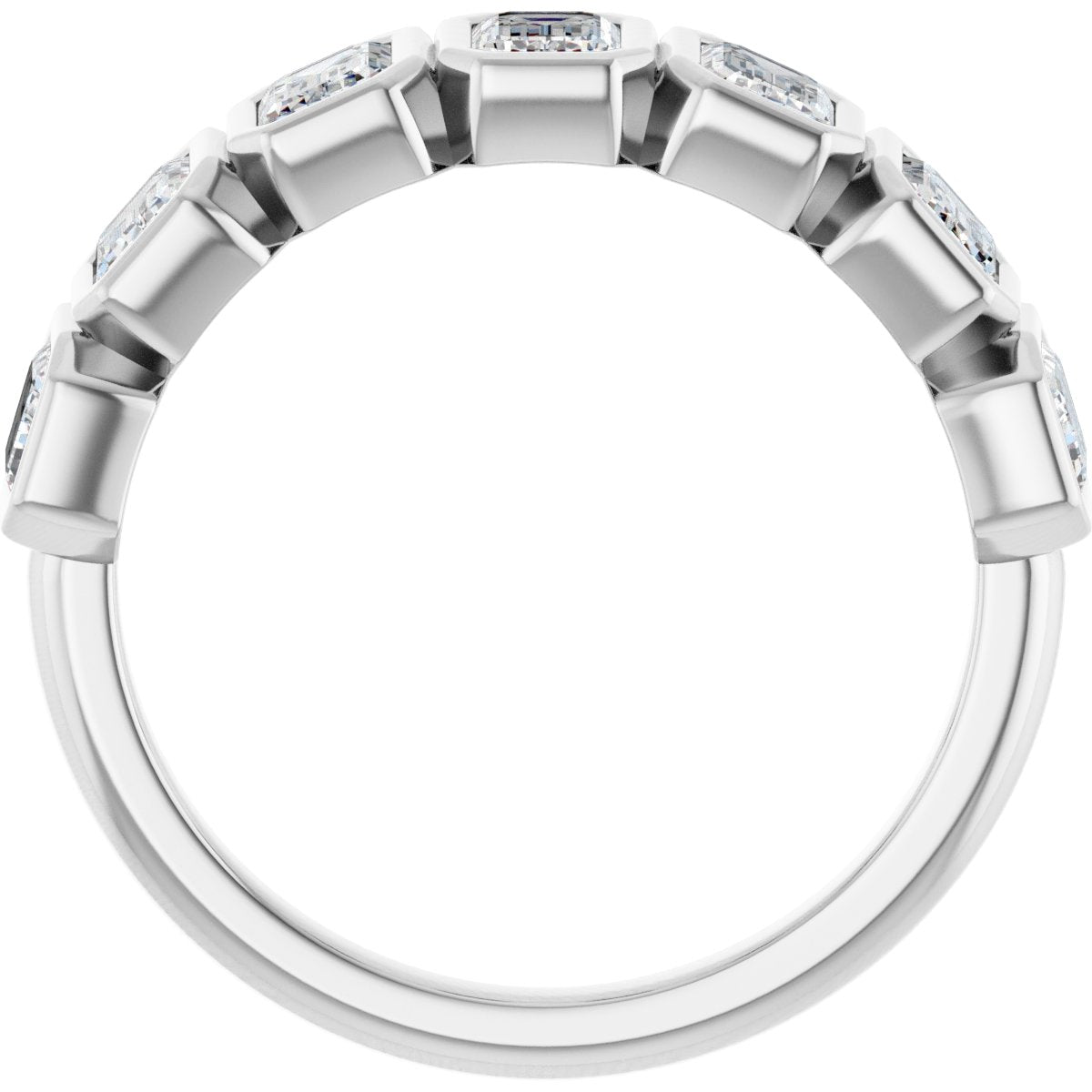 Bezel-Set Anniversary Band