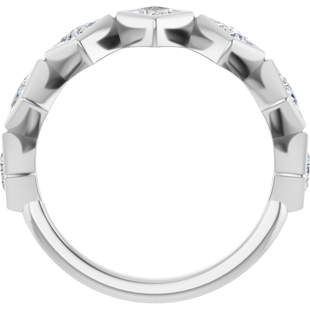 Bezel-Set Anniversary Band